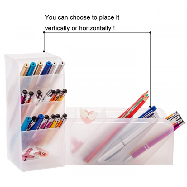 Μολυβοθήκη HUH-0008, 20.4 x 9.1 x 8cm, διαφανές