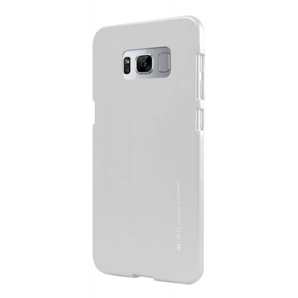 MERCURY Θήκη i-Jelly Metal για Samsung S8, Silver MERCURY Θήκη i-Jelly Metal για Samsung S8, Silver