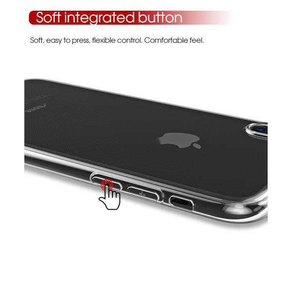 IPAKY Θήκη Effort TPU & tempered glass για Samsung J6 2018, διάφανη