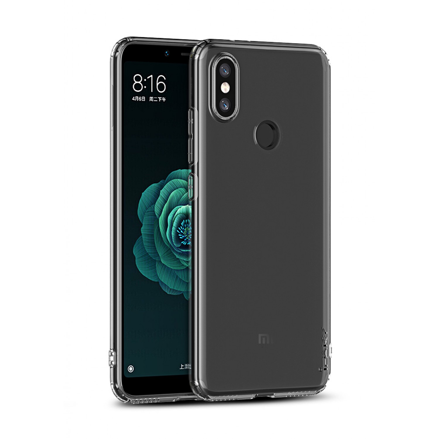 IPAKY Θήκη Effort TPU & tempered glass για Xiaomi Mi A2, διάφανη IPAKY Θήκη Effort TPU & tempered glass για Xiaomi Mi A2, διάφανη