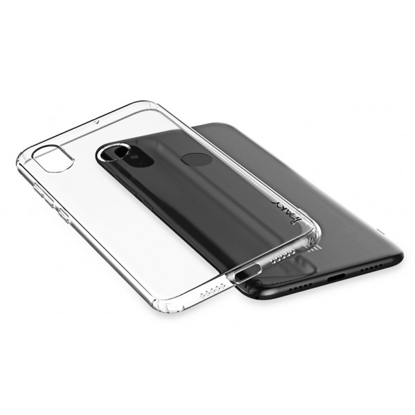 IPAKY Θήκη Effort TPU & tempered glass για Xiaomi Mi 8 SE, διάφανη
