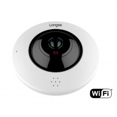 LONGSE IP WiFi PoE Dome Κάμερα IPP-004, 3MP Fisheye 360°, IR 20M, metal