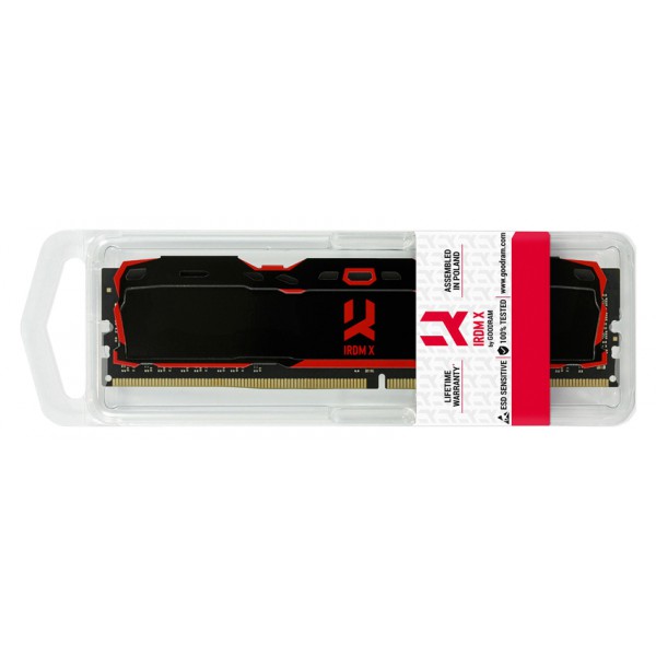 GOODRAM μνήμη DDR4 UDIMM IR-X3000D464L16S-8G, 8GB, 3000MHz, 16-18-18