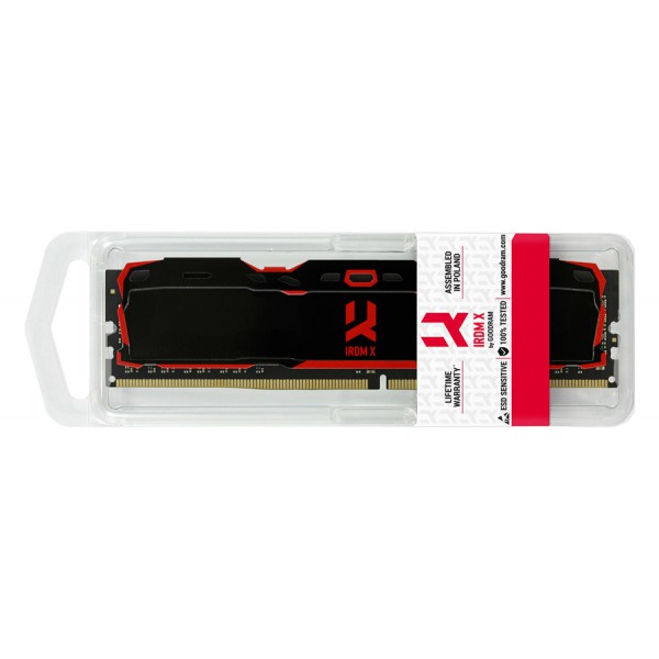 GOODRAM μνήμη DDR4 UDIMM IR-X3200D464L16SA/8G, 8GB, 3200MHz, 16-20-20