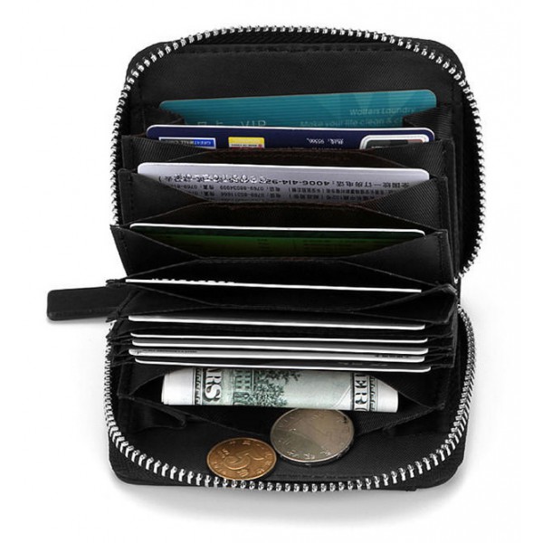 INTIME πορτοφόλι πιστωτικών καρτών IT-017, RFID, PU leather, μαύρο INTIME πορτοφόλι πιστωτικών καρτών IT-017, RFID, PU leather, μαύρο