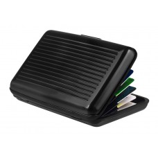 INTIME πορτοφόλι προστασίας ανάγνωσης πιστωτικών καρτών IT-018, μαύρο