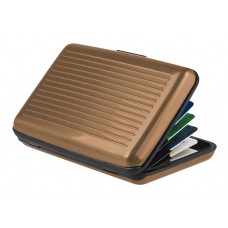 INTIME πορτοφόλι προστασίας ανάγνωσης πιστωτικών καρτών IT-019, καφέ