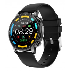 ΙΝΤΙΜΕ smartwatch V23 Pro 1.3" έγχρωμο, IP67, HR & Blood pressure, μαύρο