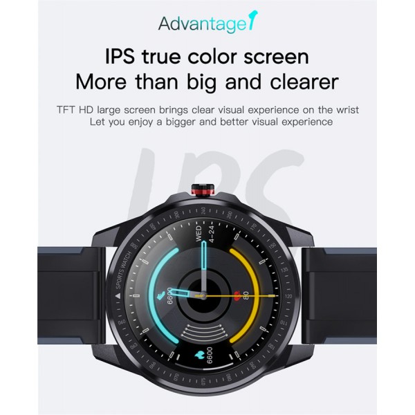 ΙΝΤΙΜΕ smartwatch SN88, 1.28" έγχρωμο, IP68, HR & Blood pressure, μαύρο ΙΝΤΙΜΕ smartwatch SN88, 1.28" έγχρωμο, IP68, HR & Blood pressure, μαύρο
