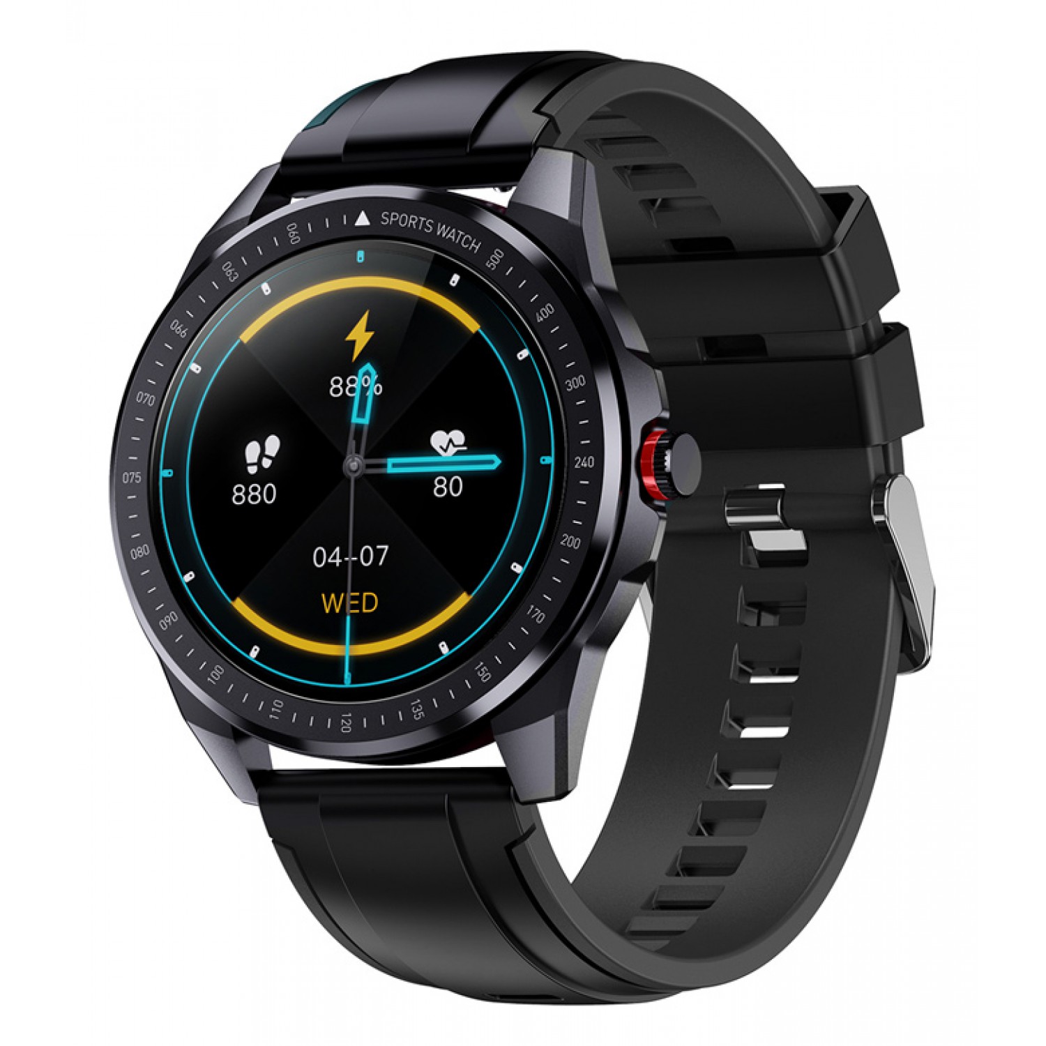 ΙΝΤΙΜΕ smartwatch SN88, 1.28" έγχρωμο, IP68, HR & Blood pressure, μαύρο ΙΝΤΙΜΕ smartwatch SN88, 1.28" έγχρωμο, IP68, HR & Blood pressure, μαύρο