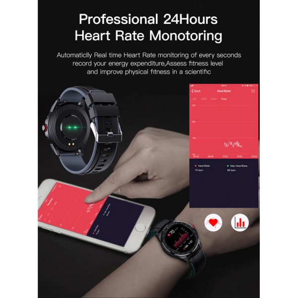 ΙΝΤΙΜΕ smartwatch SN88, 1.28" έγχρωμο, IP68, HR & Blood pressure, μαύρο ΙΝΤΙΜΕ smartwatch SN88, 1.28" έγχρωμο, IP68, HR & Blood pressure, μαύρο