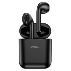 JOYROOM earphones με θήκη φόρτισης JR-T03S, true wireless, μαύρα