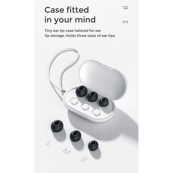 JOYROOM earphones με θήκη φόρτισης JR-T03S-PRO, true wireless, μαύρα