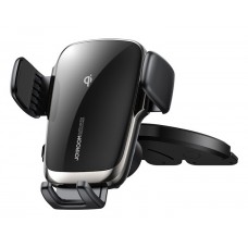 JOYROOM ασύρματος φορτιστής και βάση αυτοκινήτου JR-ZS248, 15W, μαύρο