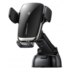 JOYROOM ασύρματος φορτιστής και βάση αυτοκινήτου JR-ZS248, 15W, μαύρο