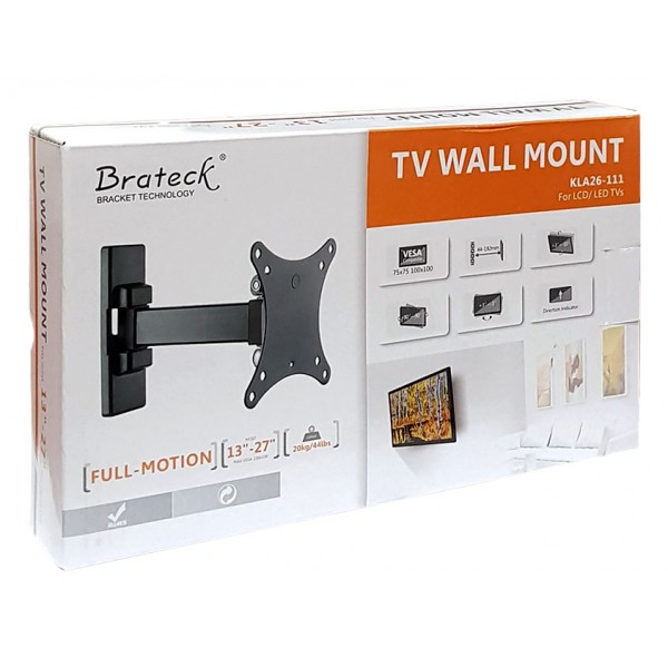 BRATECK επιτοίχια βάση KLA26-111, για οθόνη 13-27", έως 20kg BRATECK επιτοίχια βάση KLA26-111, για οθόνη 13-27", έως 20kg