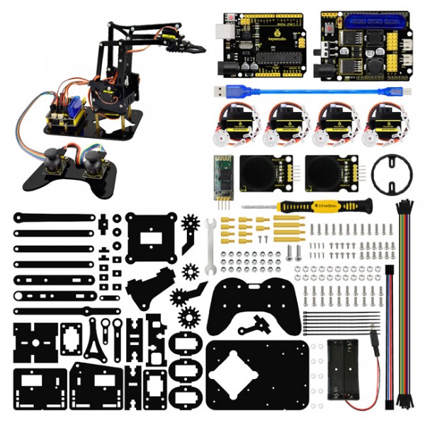 KEYESTUDIO 4DOF robot mechanical arm kit KS0198 για Arduino DIY