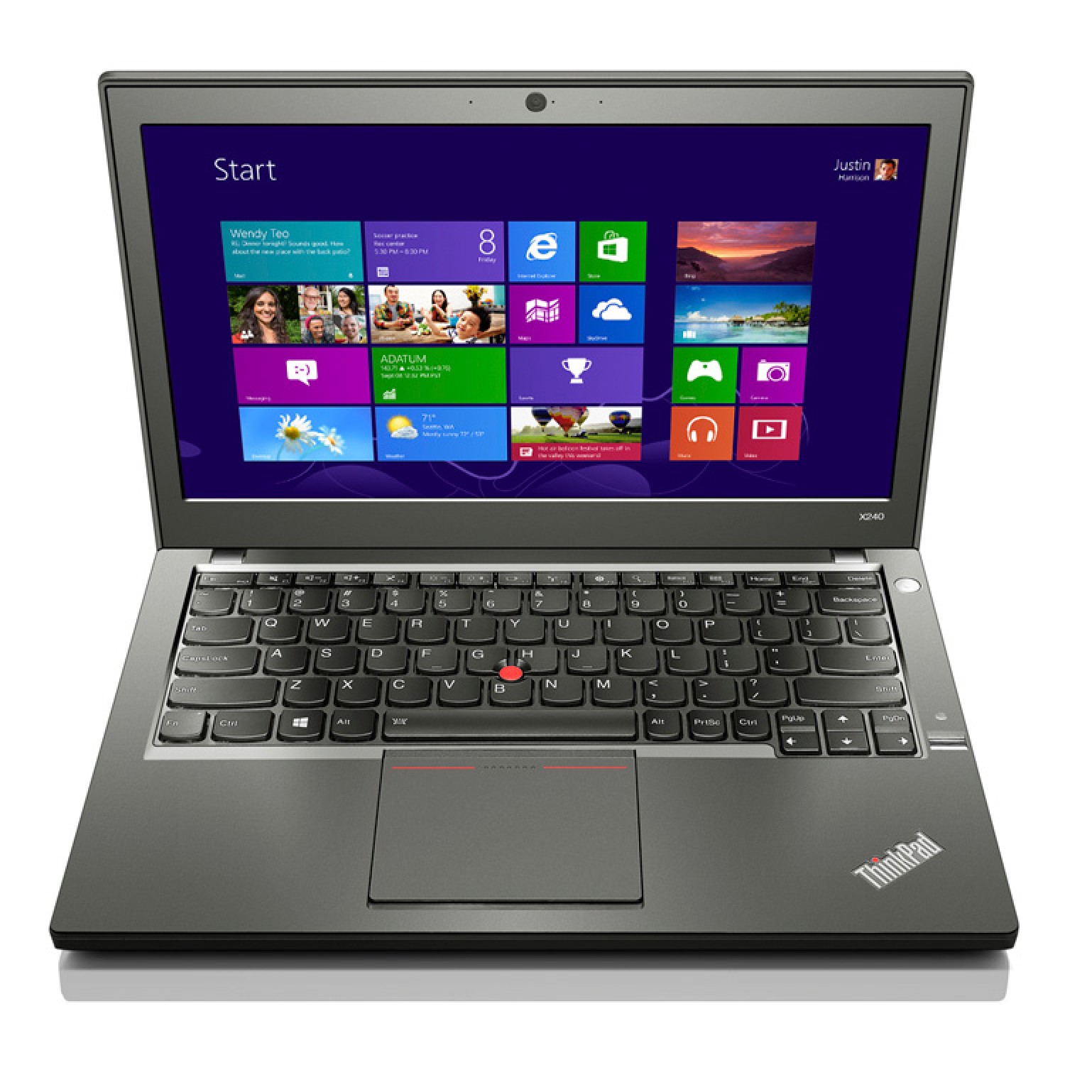 LENOVO Laptop X240, i5-4300U, 8GB, 128GB SSD, 12.5", Cam, REF FQ