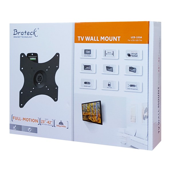BRATECK επιτοίχια βάση LCD-153A, για οθόνη 23-42", 20kg