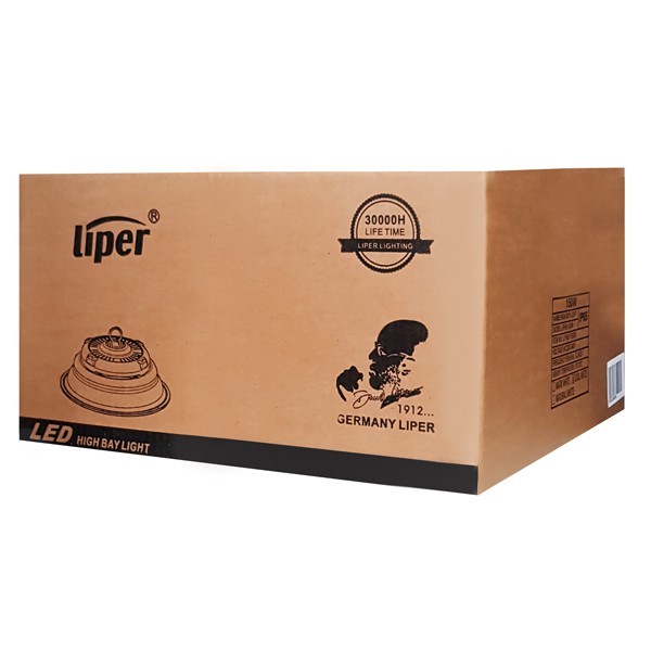 LIPER LED προβολέας LPHB-100D01 100W, 9500lmn, 6500K, IP65, Φ34, μαύρος LIPER LED προβολέας LPHB-100D01 100W, 9500lmn, 6500K, IP65, Φ34, μαύρος