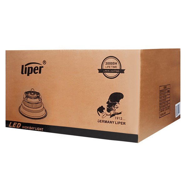 LIPER LED προβολέας LPHB-200D01 200W, 19000lmn, 6500K, IP65, Φ34, μαύρος LIPER LED προβολέας LPHB-200D01 200W, 19000lmn, 6500K, IP65, Φ34, μαύρος