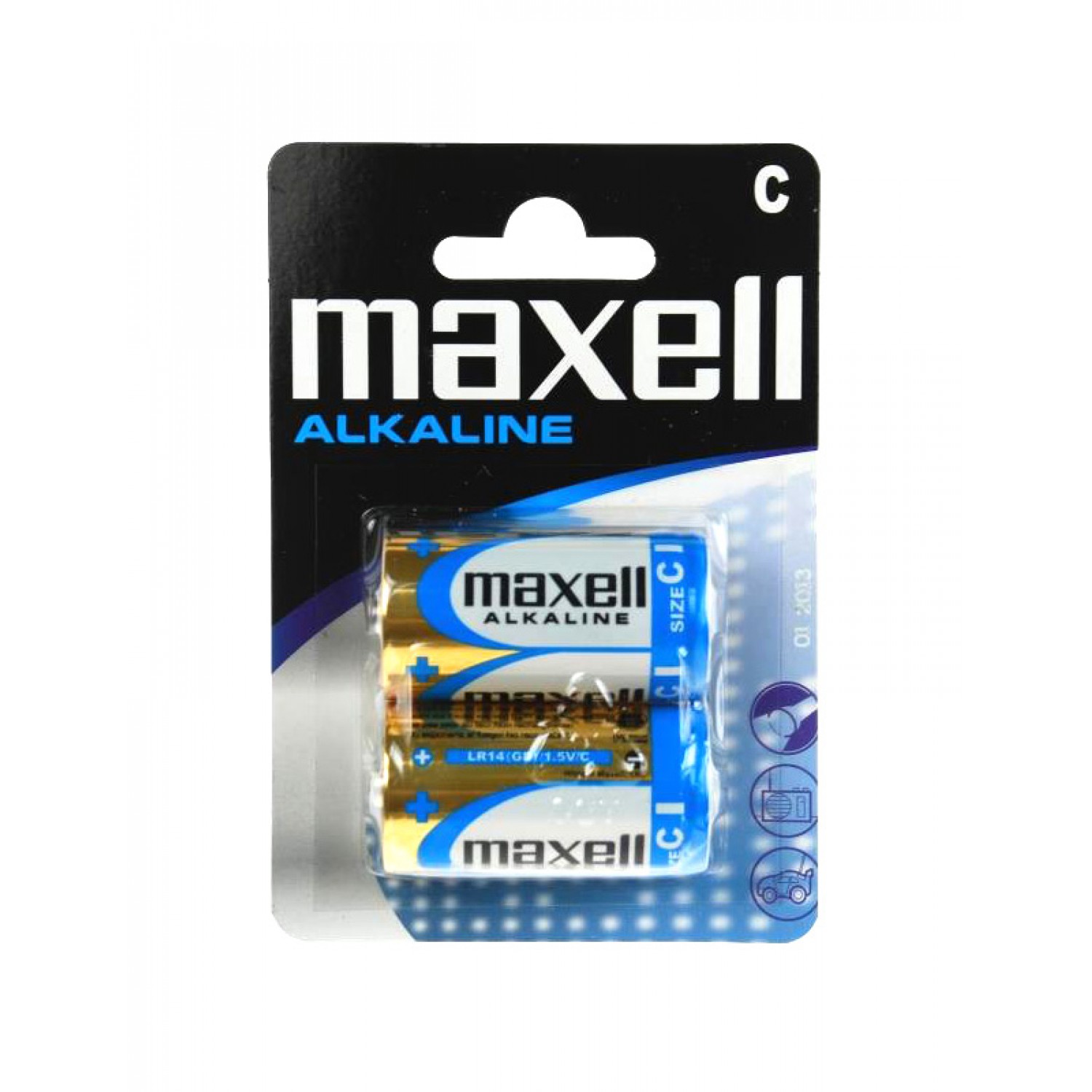 MAXELL SUPER Αλκαλική μπαταρία LR14, 1.5V, 2τμχ