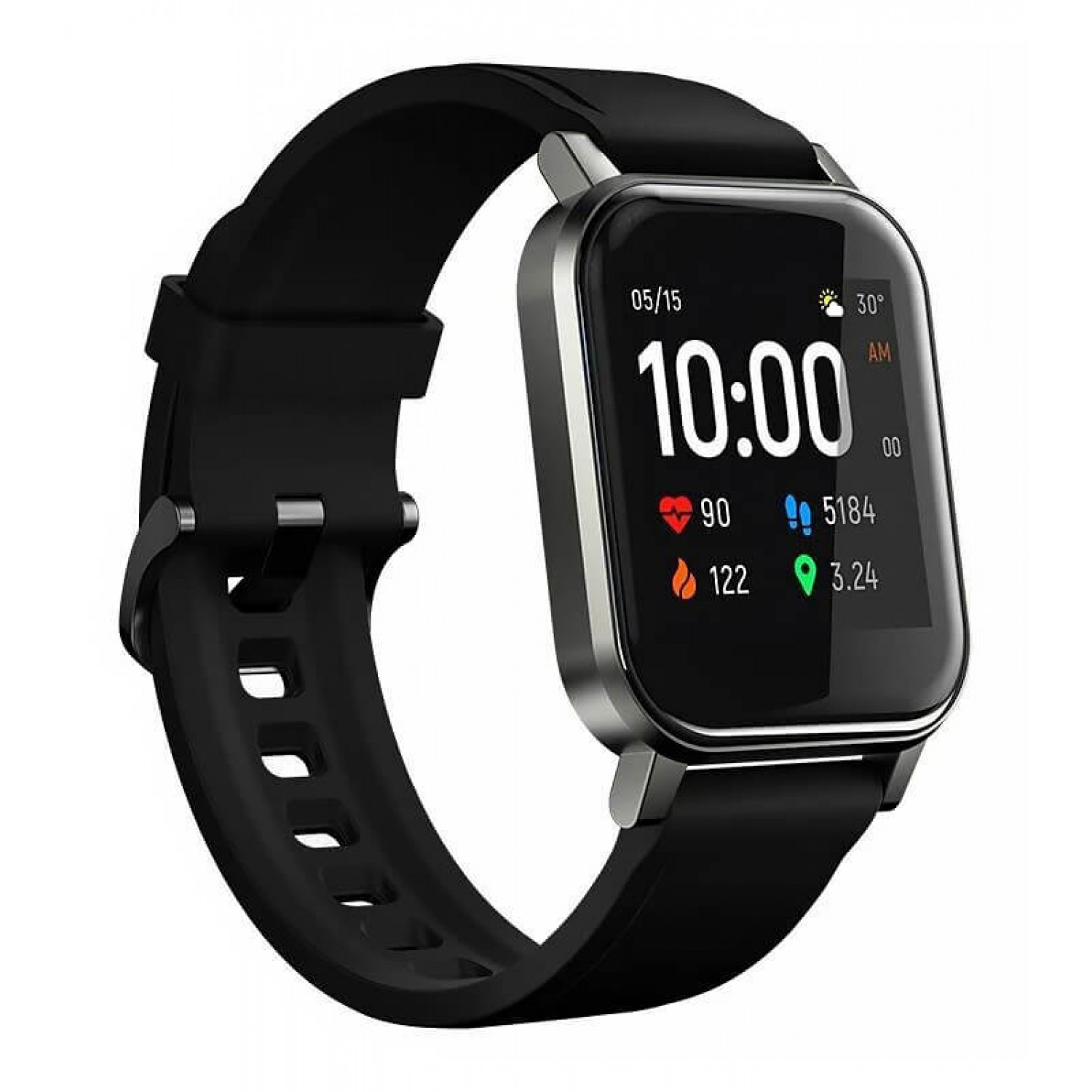 HAYLOU Smartwatch LS02, 1.4" έγχρωμο, IP68, heart rate monitor, μαύρο
