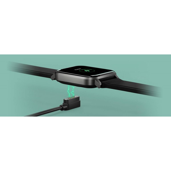 HAYLOU Smartwatch LS02, 1.4" έγχρωμο, IP68, heart rate monitor, μαύρο