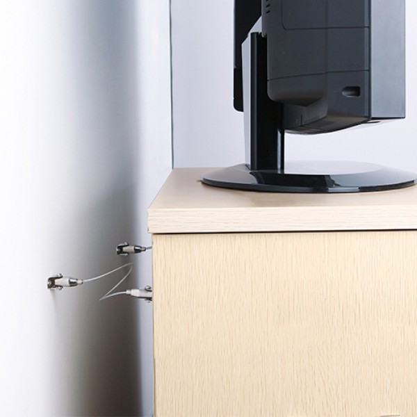 BRATECK Anti Tip Μεταλλικό συρματόσχοινο στερέωσης επίπλων