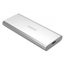 ORICO θήκη για Μ.2 B key SSD M2G-C3, USB 3.1, 5Gbps, 2TB, ασημί