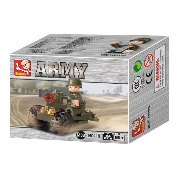 SLUBAN Τουβλάκια Army, Soldier M38-B0118, 24τμχ