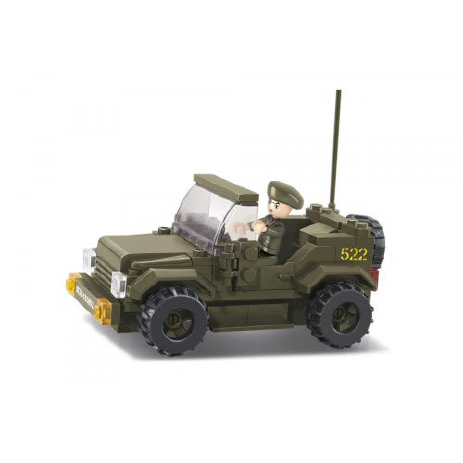 SLUBAN Τουβλάκια Army, Jeep M38-B0296, 121τμχ