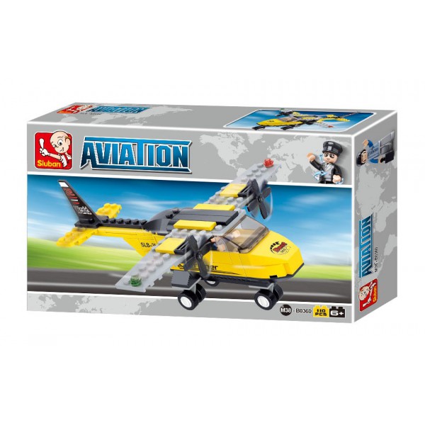 SLUBAN Τουβλάκια Aviation, Trainer Aircraft M38-B0360, 110τμχ