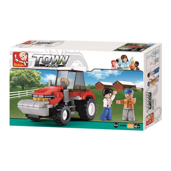 SLUBAN Τουβλάκια Town Farm, Tractor M38-B0556, 102τμχ SLUBAN Τουβλάκια Town Farm, Tractor M38-B0556, 102τμχ
