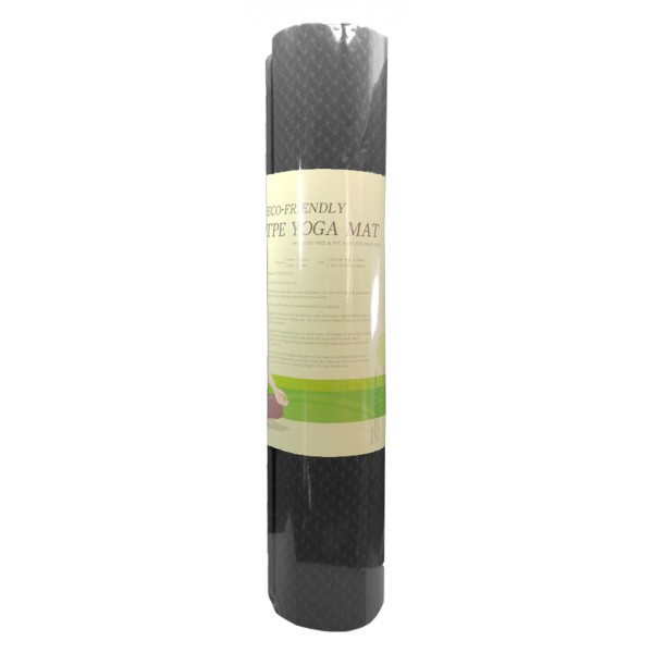Στρώμα γυμναστικής Yoga Mat MATT-0004, 1800x600x6mm, μαύρο Στρώμα γυμναστικής Yoga Mat MATT-0004, 1800x600x6mm, μαύρο