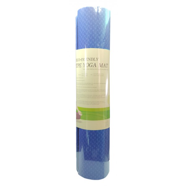 Στρώμα γυμναστικής Yoga Mat MATT-0006, 1800x600x6mm, μπλε