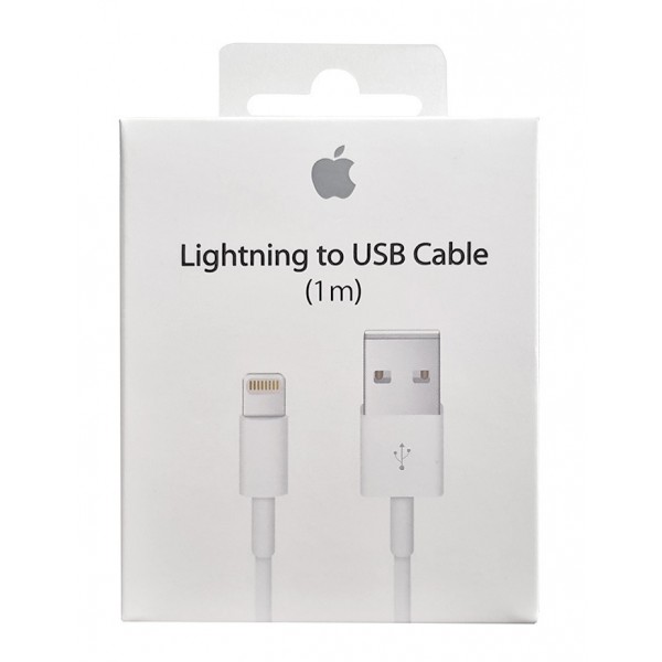 APPLE Καλώδιο USB σε Lightning, MD818ZM-A (A1480), 1m, λευκό APPLE Καλώδιο USB σε Lightning, MD818ZM-A (A1480), 1m, λευκό