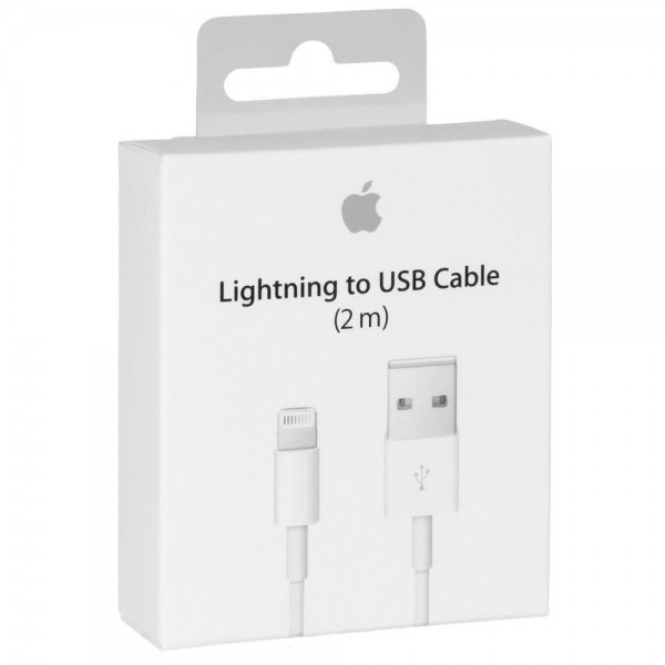 APPLE Καλώδιο USB σε Lightning, MD819ZM-A (A1510), 2m, λευκό