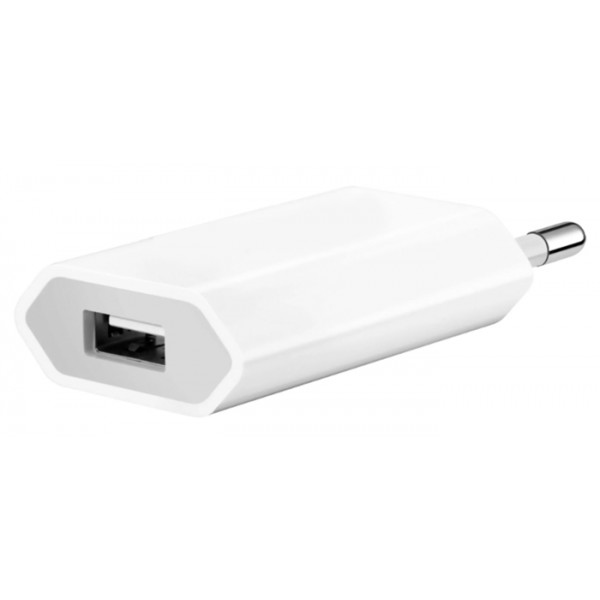 APPLE φορτιστής τοίχου MGN13ZM-A, USB, 5W 1A, λευκός APPLE φορτιστής τοίχου MGN13ZM-A, USB, 5W 1A, λευκός