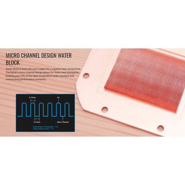 AEROCOOL liquid cooler MIRAGE-L240, 120mm, LED RGB, 2x fans