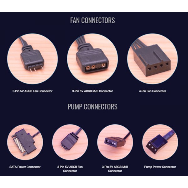 AEROCOOL liquid cooler MIRAGE-L360, 120mm, LED RGB, 3x fans