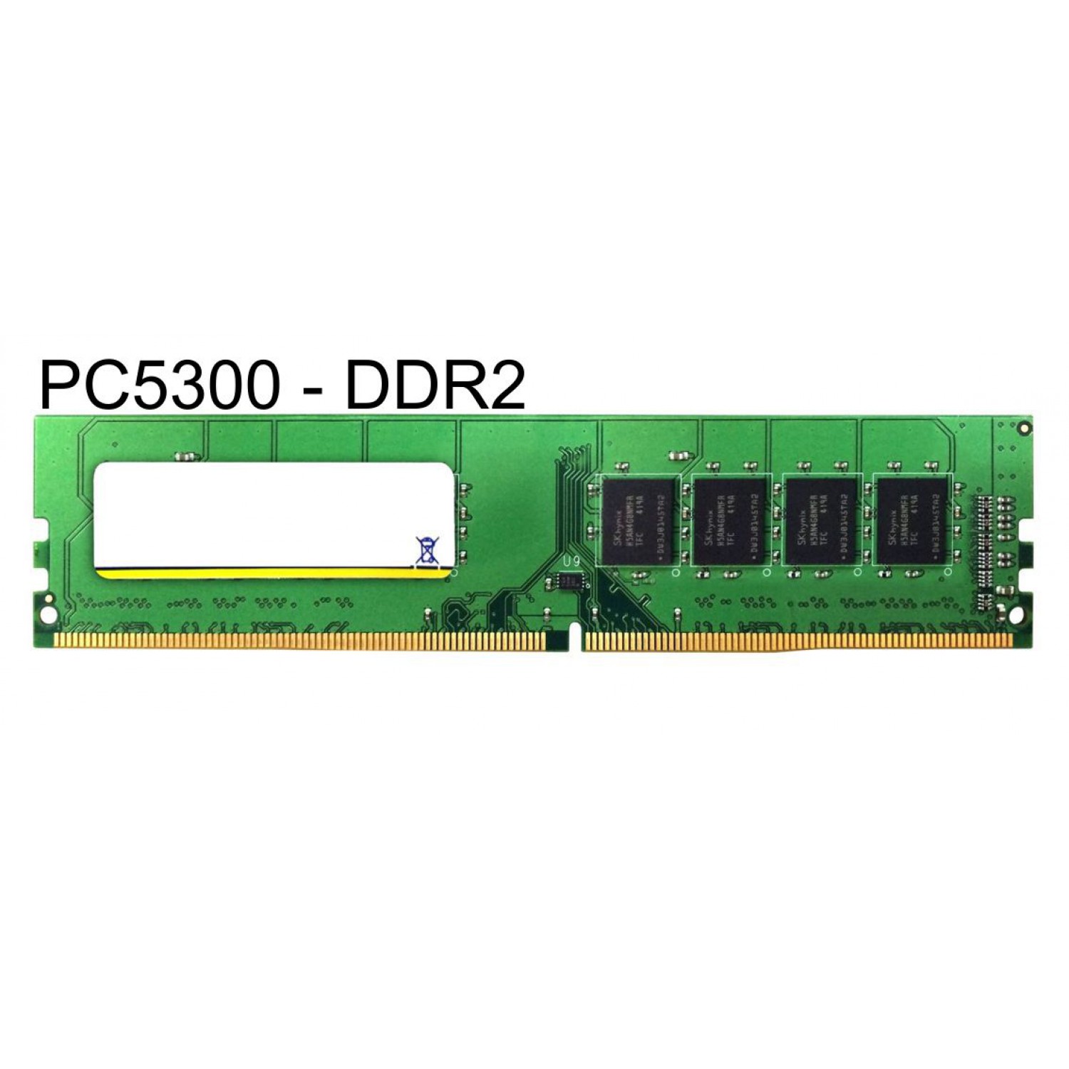 Used RAM U-Dimm μνήμη (Desktop) DDR2, 1GB PC5300