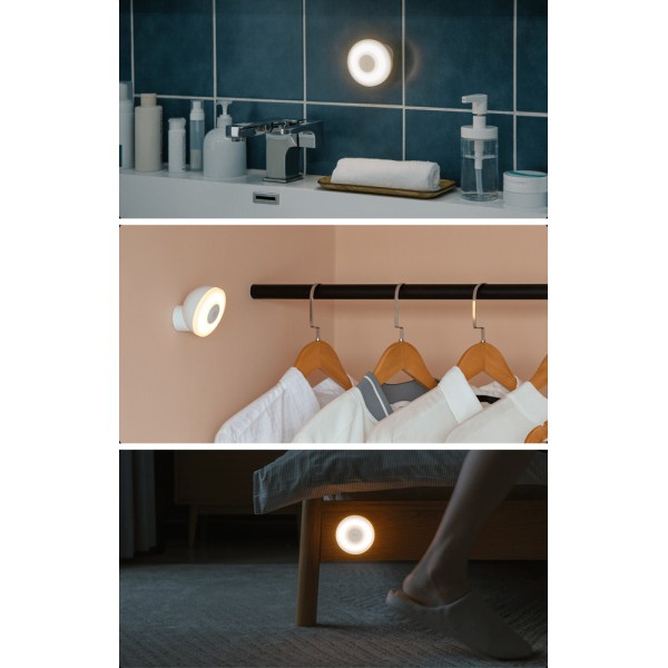 XIAOMI MI Motion φωτιστικό νυκτός MJYD02YL, 360°, 2800Κ, 3-25lm, λευκό