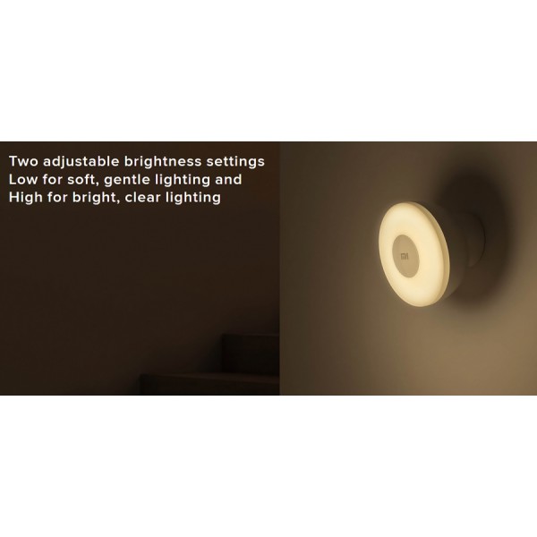 XIAOMI MI Motion φωτιστικό νυκτός MJYD02YL, 360°, 2800Κ, 3-25lm, λευκό