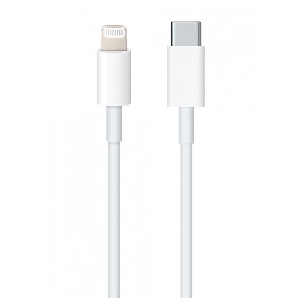 APPLE Καλώδιο USB Type-C σε Lightning, MK0X2AM-A (A1656), 1m, λευκό