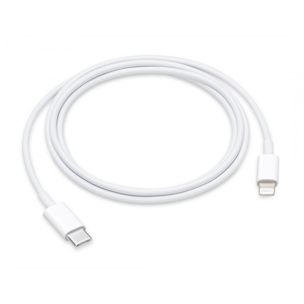 APPLE Καλώδιο USB Type-C σε Lightning, MK0X2AM-A (A1656), 1m, λευκό