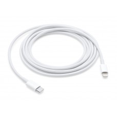 APPLE Καλώδιο USB Type-C σε Lightning, MKQ42AM-A (A1702), 2m, λευκό