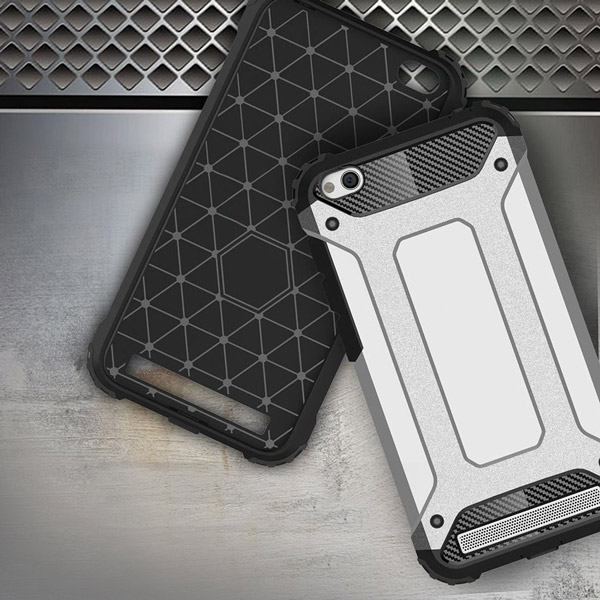 POWERTECH θήκη Hybrid Protect για Xiaomi Redmi 5A, ασημί