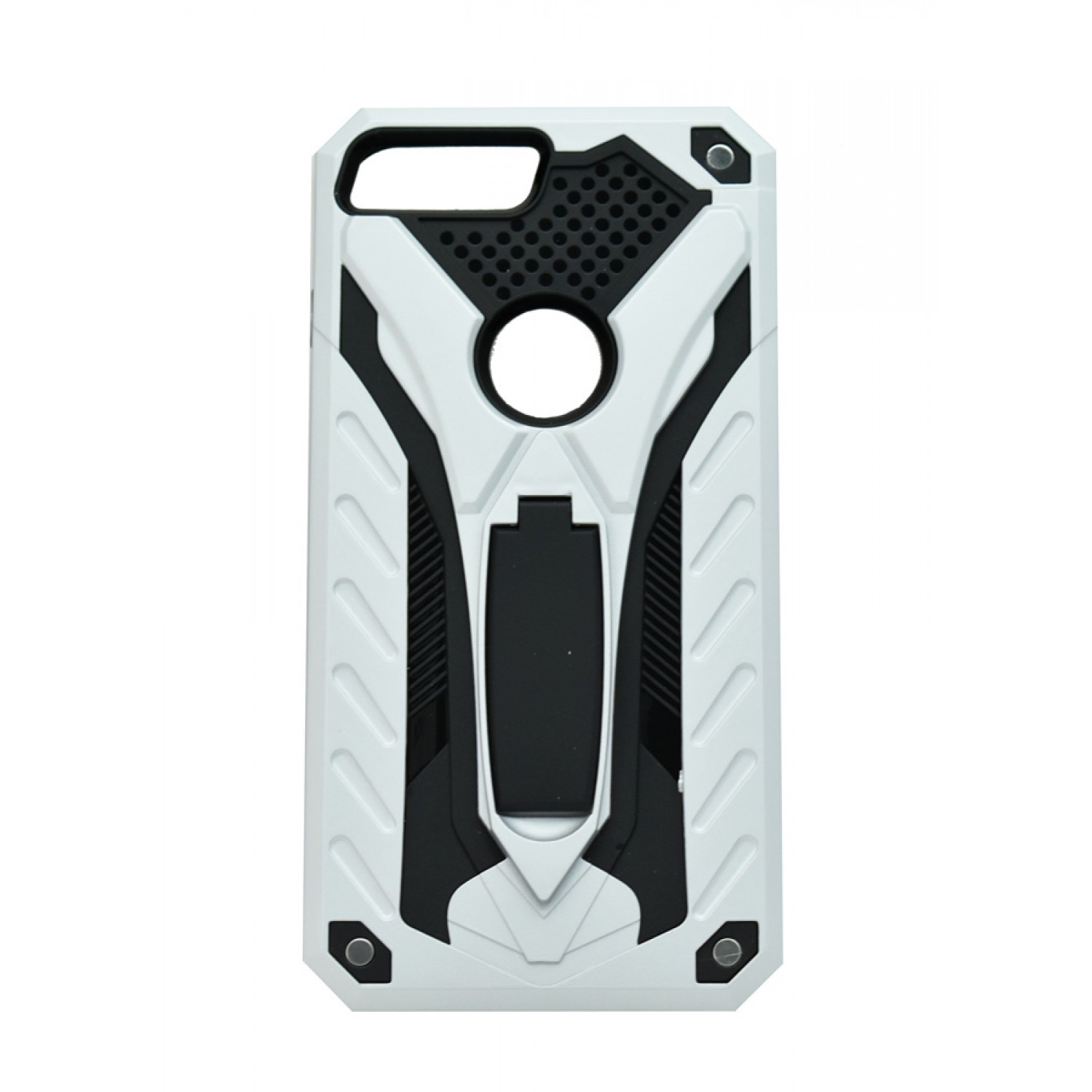 POWERTECH θήκη Hybrid Endurance για Apple iPhone 8 Plus, ασημί
