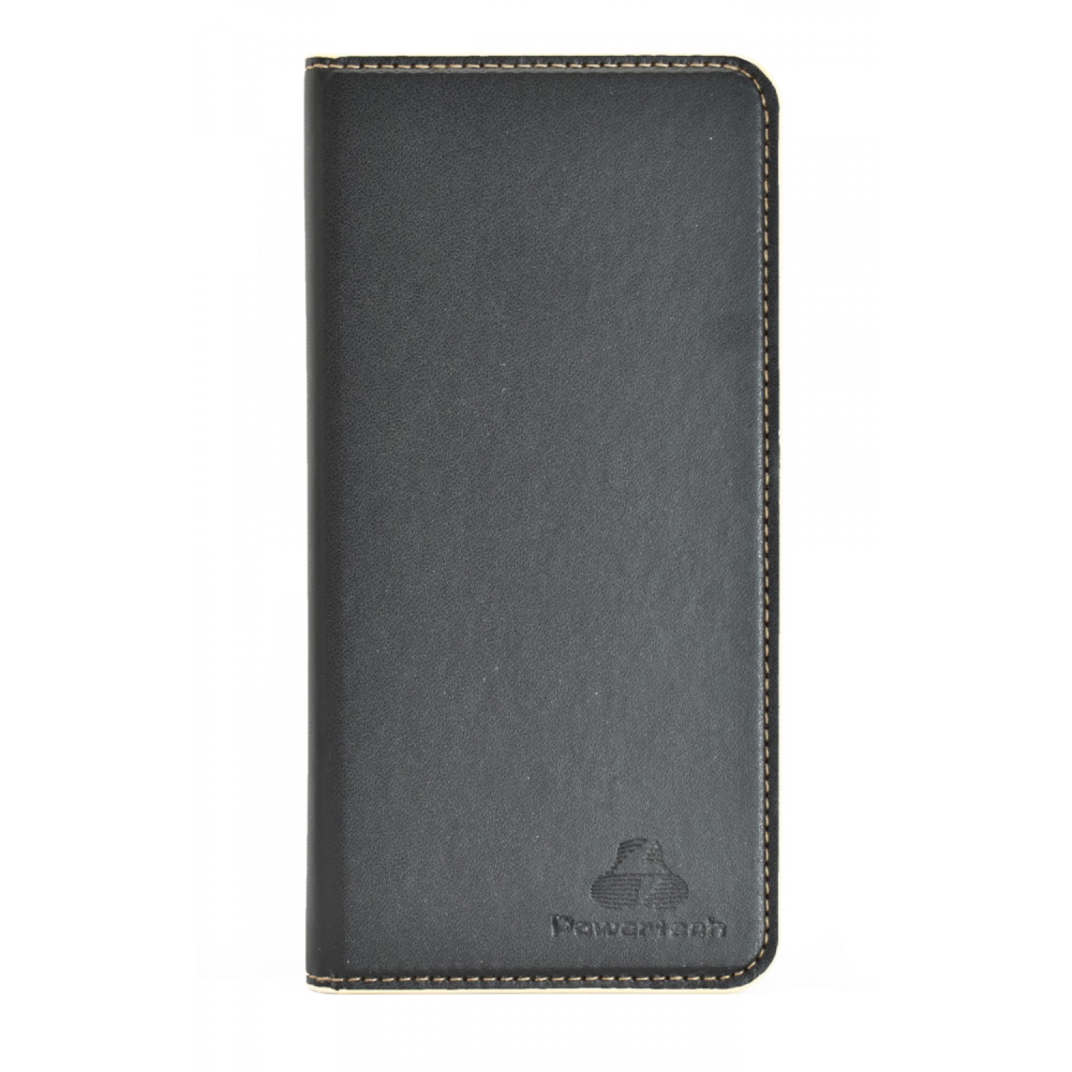 POWERTECH Θήκη Magnet Leather Slide Wide για Smartphone 5.5-5.9", μαύρη